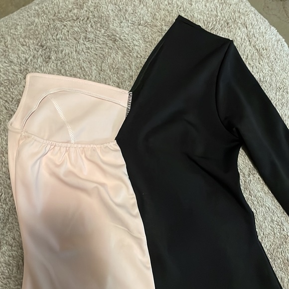 Black and Pink One Sleeve Dress 😍 - Picture 2 of 5